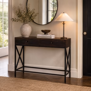 Mango Walnut Wood Console Table