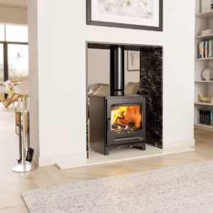 Sherwood 10kW double side multi fuel freestanding stove main product view