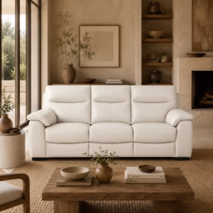 Chad Chilli 3 Seater Recliner Sofa
