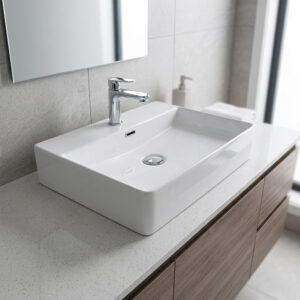 Derg White Art Basin Sink