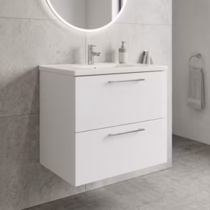 Fitzroy Cabinet & Basin - White - Sizes Available