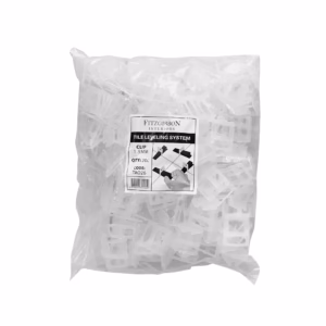 Bag of Fitzgibbon Interiors 1.5mm tile levelling spacers with 200 pieces