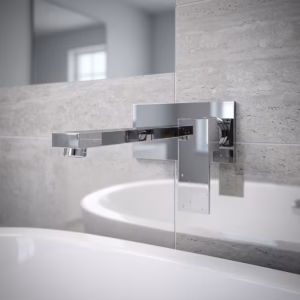 Milan Bath and Basin Mixer Wall Mounted