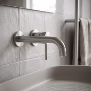 Roma Wall Mounted Basin Taps