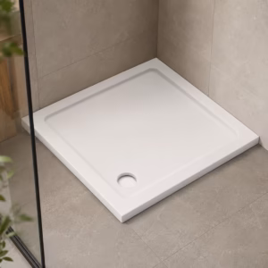 White Square Shower Tray