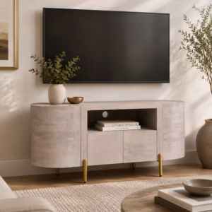 Wicklow Wooden 2 Door 2 Drawer TV Unit